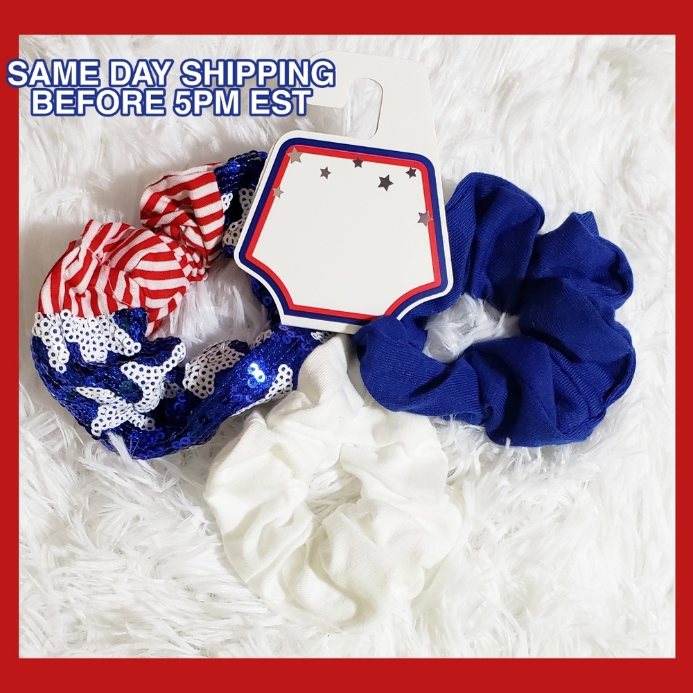 4th of July Scrunchies